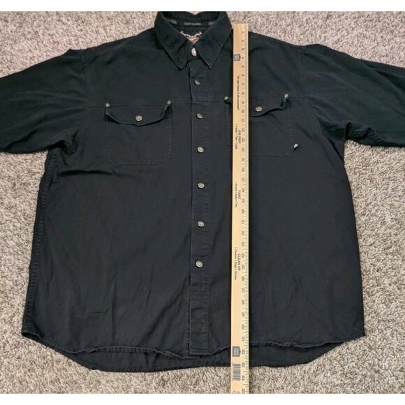 Harley Davidson Button Down Shirt Mens 2XL Black Metal Buttons Biker Motorcycle - Picture 5 of 5